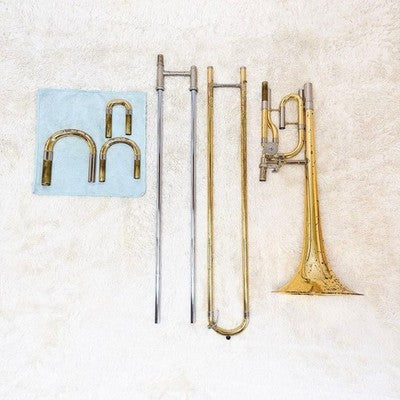 YAMAHA YSL-620 TENOR BASS TROMBONE Bb/F WITH MOUTHPIECE HARD CASE JAPAN
