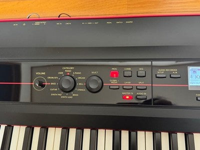 KORG KROSS-88 88-KEY MUSIC WORKSTATION SYNTHESIZER TESTED W/AC ADAPTER JAPAN