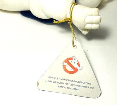 Ghostbusters 1984 BANDAI Japan Stay Puft Marshmallow Man Soft Vinyl Figure Tag