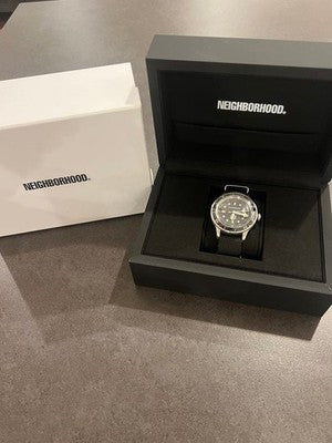 NEIGHBORHOOD NH ORIGINAL WATCH TYPE-1 23218NH-AC01 AUTOMATIC BLACK DIAL BOX
