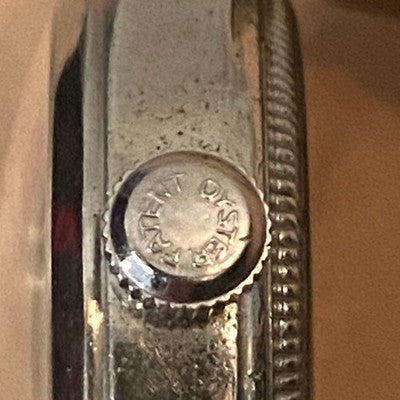 TUDOR OYSTER MANUAL WIND WATCH SHIELD ROSE DIAL ~1940S ANTIQUE
