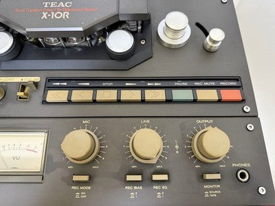 TEAC X-10R OPEN REEL TAPE DECK AUTO REVERSE 4-TRACK 2-CH SERVICED JAPAN 100V
