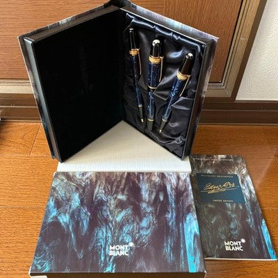 Montblanc 1998 Edgar Allan Poe Writers Set FP M 18K BP MP Unused w/ Box Rare
