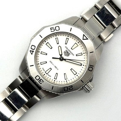 TAG HEUER AQUARACER WBP1411 QUARTZ LADIES 31MM DIVER WATCH W/ BOX