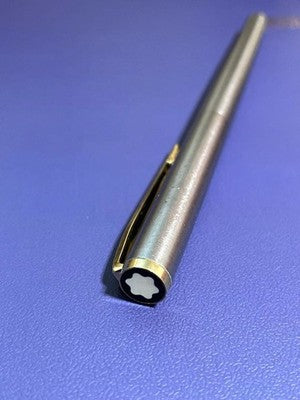 Montblanc Fountain Pen Silver Gold Combination Metal Used From Japan