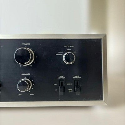 SANSUI AU-6500 INTEGRATED AMPLIFIER BLACK DIGITAL AUDIO VINTAGE 1973 JAPAN