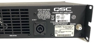 QSC PL380 POWER AMPLIFIER PA AMP BLACK OPERATION CONFIRMED  FROM JAPAN