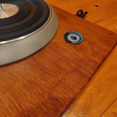 DENON DP-3000 TURNTABLE DK-100 CABINET TONEARM SET SERVICED VINTAGE