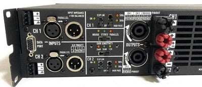 QSC PL380 POWER AMPLIFIER PA AMP BLACK OPERATION CONFIRMED  FROM JAPAN