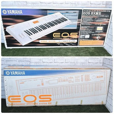 YAMAHA EOS BX SYNTHESIZER W/ ORIGINAL BOX, MANUALS, CD-ROM