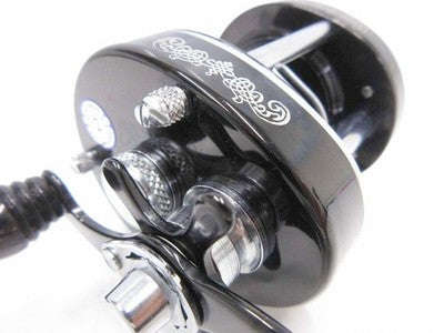 SHAKESPEARE PRESIDENT II 1980HB BAITCASTING REEL FISHING BLACK NEAR MINT