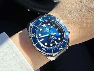 SEIKO PROSPEX SBDC189 GREAT BLUE SUMO PADI GMT AUTOMATIC DIVER WATCH JDM