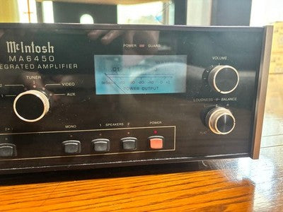 MCINTOSH MA6450 INTEGRATED AMPLIFIER STEREO AMP VINTAGE HIGH END AUDIO TESTED