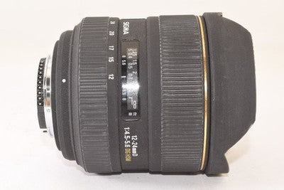 SIGMA 12-24MM F4.5-5.6D EX DG HSM FOR NIKON POPULAR WIDE-ANGLE ZOOM LENS