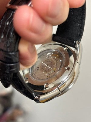 CITIZEN CAMPANOLA NZ0000-07E AUTOMATIC MEN'S WATCH DATE BLACK DIAL RUNNING JAPAN
