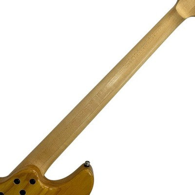 IBANEZ ATK315 5-STRING BASS GUITAR NATURAL ASH BODY MAPLE NECK USED