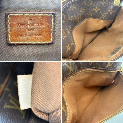 LOUIS VUITTON M40524 MONOGRAM POCHETTE VALMY SHOULDER BAG AUTHENTIC USED LEATHER