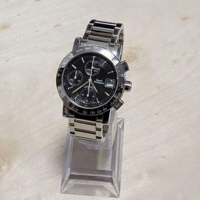 GIRARD PERREGAUX GP7500 CHRONOGRAPH AUTOMATIC 36MM BLACK DIAL MEN'S WATCH