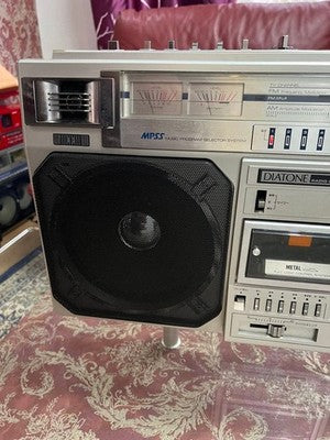 DIATONE JR-711 STEREO RADIO CASSETTE BOOMBOX CONFIRMED OPERATION USED FROM JAPAN