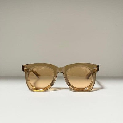 JACQUES MARIE MAGE AVA MEN'S SUNGLASSES LTD TO 350 JAPAN MADE COL. CLEAR BROWN