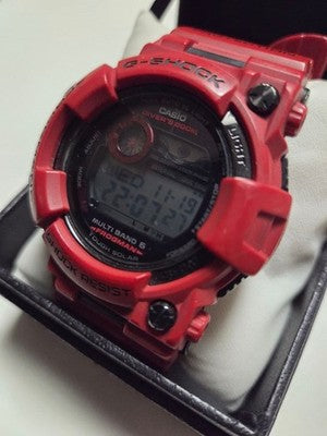CASIO G-SHOCK FROGMAN GWF-1000RD-4JF BURNING RED SOLAR RADIO DIVER WATCH JAPAN
