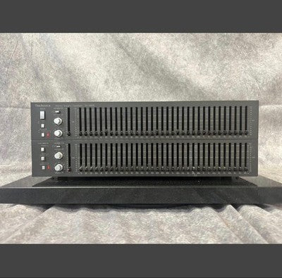 TECHNICS SH-8075 STEREO GRAPHIC EQUALIZER VINTAGE AUDIO TESTED WORKING JAPAN