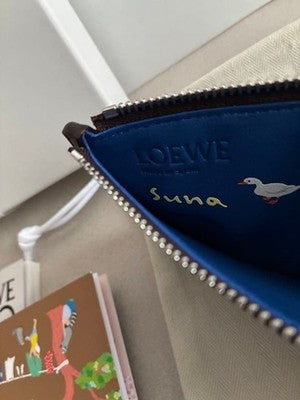 LOEWE SNAFUJITA 2026 GINZA JAPAN LIMITED CARD HOLDER DARK BROWN RARE