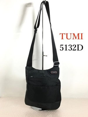 TUMI 5132D SHOULDER BAG MESSENGER POUCH T-TECH CENTRE ZIP POUCH BLACK x RED