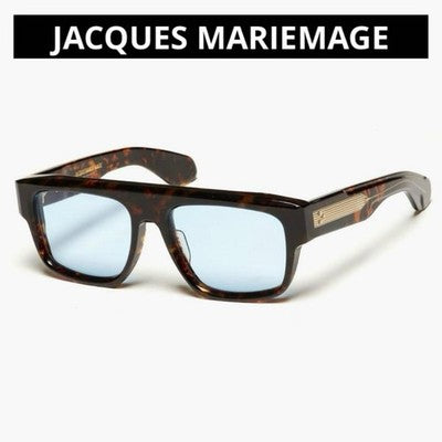 JACQUES MARIE MAGE RITZ TORTOISE SUNGLASSES TORTOISE BROWN BABY BLUE 57□19
