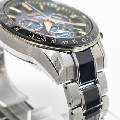 SEIKO ASTRON SBXC007 5X DUAL TIME GPS SOLAR WATCH LIMITED RARE JAPAN