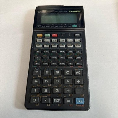 CASIO FX-603P POCKET COMPUTER SCIENTIFIC PROGRAMMABLE FUNCTION CALCULATOR TESTED
