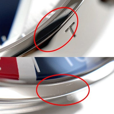 LOUIS VUITTON TAMBOUR GMT TRICOLOR Q1F30 STAINLESS STEEL SILVER X NAVY X RED