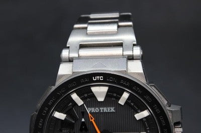 CASIO PRO TREK MANASLU PRX-8000T-7AJF SOLAR TITANIUM MENS WATCH BOX JAPAN MB6