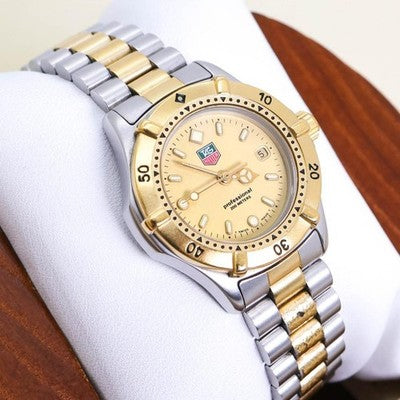 TAG HEUER PROFESSIONAL 200M GOLD SILVER DIVE WATCH WE1420-R