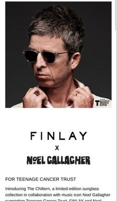 NOEL GALLAGHER X FINLAY COLLABORATION SUNGLASSES OASIS 2025 TOUR UNUSED RARE