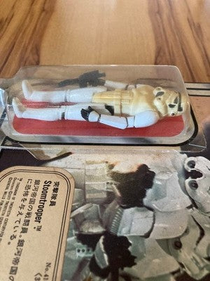 KENNER STAR WARS STORM TROOPER FIGURE OLD KENNER VINTAGE 1978 TAKARA W/BOX USED