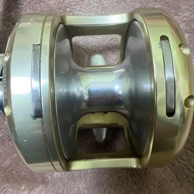 ACCURATE BX2-30N 2-SPEED LEFT HANDED REEL - CUSTOM HANDLE, RECENTLY OVERHAULED