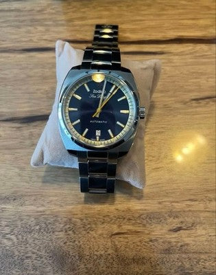 ZODIAC SEA DRAGON ZO9907 AUTOMATIC BLUE DIAL MENS WATCH DATE STAINLESS STEEL
