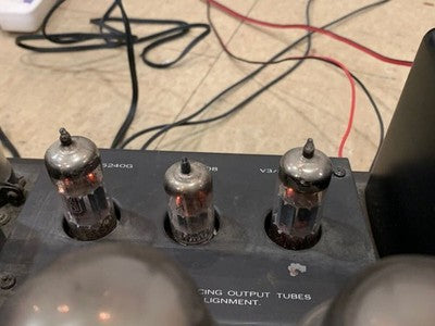 LUXMAN LUXKIT A3600 VACUUM TUBE AMPLIFIER SOUND AND VOLUME CONFIRMED VINTAGE