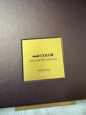 MITSUBISHI UNI COLOR 240 50TH ANNIVERSARY LIMITED EDITION PENCILS