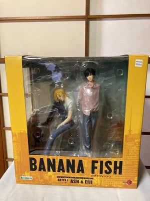 KOTOBUKIYA ARTFX J BANANA FISH ASH LYNX & EIJI OKUMURA 1/8 FIGURE COMPLETE SET