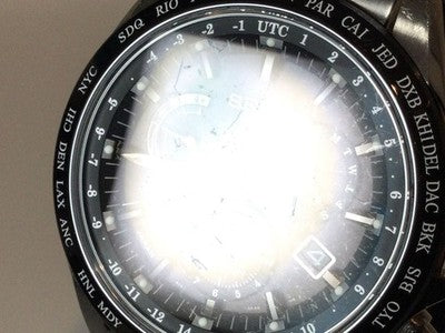 SEIKO ASTRON SBXB045 8X53-0AB0 GPS SOLAR TITANIUM CELAMIC WATCH USED