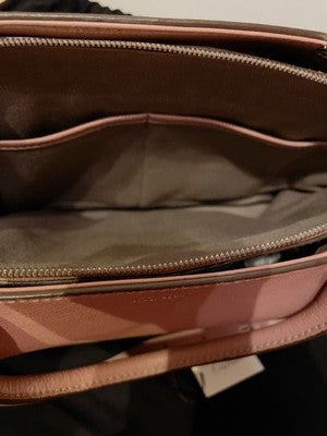 CARTIER C DE CARTIER 2-WAY HANDBAG PINK GENUINE LEATHER SHOULDER BAG