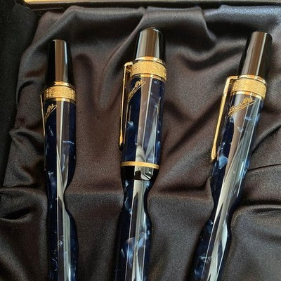 Montblanc 1998 Edgar Allan Poe Writers Set FP M 18K BP MP Unused w/ Box Rare