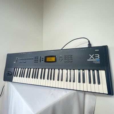 KORG X3 MUSIC SYNTHESIZER KEYBOARD TESTED WORKING W/ CASE MANUAL FROM JAPAN