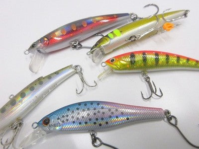 MINNOW SET 16 PIECES FRESHWATER FISHING HARD LURE FISHING EXCELLENT++++