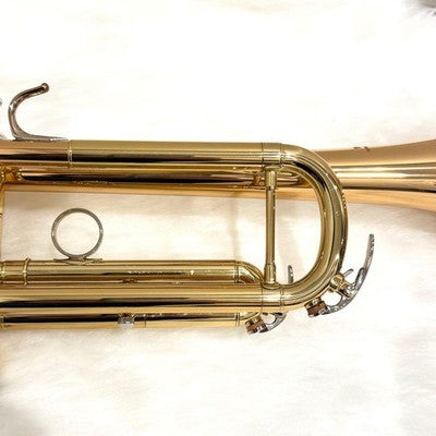 YAMAHA YTR-4335G BB TRUMPET GOLD BRASS BELL W/ HARD CASE & ACCESSORIES JAPAN