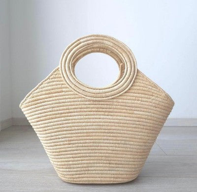 CELINE BRAIDED PANIER RAFFIA BASKET BAG SS2025 NATURAL STRAW HANDBAG NEW