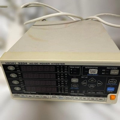 HIOKI 3334 AC DC POWER HITESTER DIGITAL WATT METER TESTER JAPAN WORKING