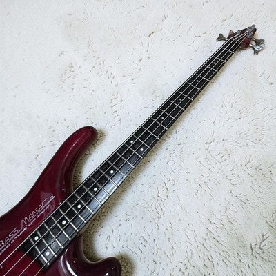 TUNE BASS MANIAC TB-STANDARD ASH ELECTRIC BASS SEE-THROUGH RED